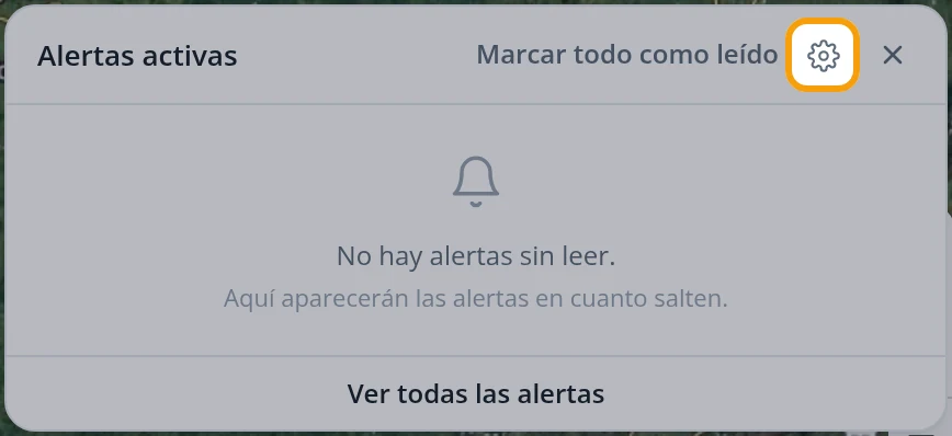 Pulse el engranaje: Ajustes de la ventana