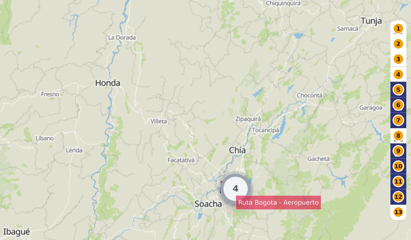 Paso 4: Los mandos del mapa, a la derecha