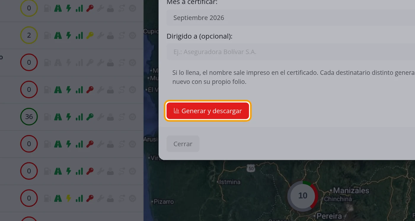 Pulse Generar y descargar