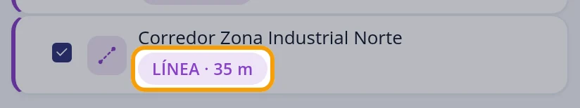La etiqueta le da la medida sin abrir la zona