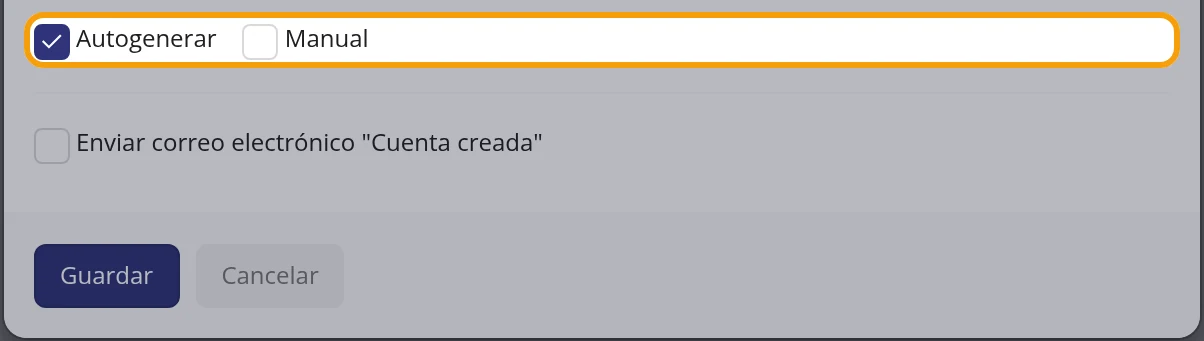 Poner la contraseña